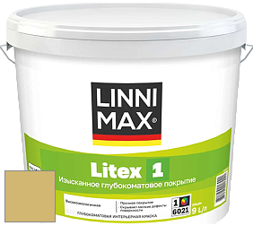 Краска LINNIMAX LITEX 1 / ЛИННИМАКС ЛИТЕКС 1 (CAPAROL SAMTEX 3) высокоэкологичная латексная краска цвет RAL 1002 