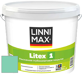 Краска LINNIMAX LITEX 1 / ЛИННИМАКС ЛИТЕКС 1 (CAPAROL SAMTEX 3) высокоэкологичная латексная краска цвет NCS S 1040-B90G 