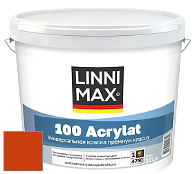 Краска LINNIMAX 100 ACRYLAT / ЛИННИМАКС 100 АКРИЛАТ (CAPAROL AMPHIBOLIN) акриловая краска цвет Rubin 30 