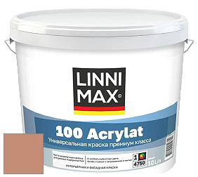 Краска LINNIMAX 100 ACRYLAT / ЛИННИМАКС 100 АКРИЛАТ (CAPAROL AMPHIBOLIN) акриловая краска цвет Aprico 105 