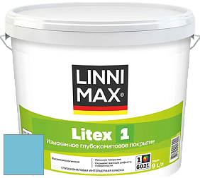 Краска LINNIMAX LITEX 1 / ЛИННИМАКС ЛИТЕКС 1 (CAPAROL SAMTEX 3) высокоэкологичная латексная краска цвет NCS S 1040-B 