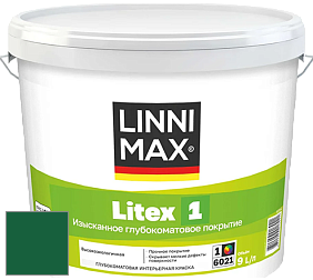 Краска LINNIMAX LITEX 1 / ЛИННИМАКС ЛИТЕКС 1 (CAPAROL SAMTEX 3) высокоэкологичная латексная краска цвет Malachit 65 