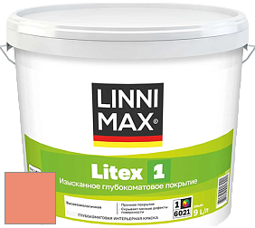 Краска LINNIMAX LITEX 1 / ЛИННИМАКС ЛИТЕКС 1 (CAPAROL SAMTEX 3) высокоэкологичная латексная краска цвет NCS S 1050-Y70R 