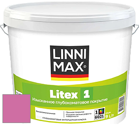 Краска LINNIMAX LITEX 1 / ЛИННИМАКС ЛИТЕКС 1 (CAPAROL SAMTEX 3) высокоэкологичная латексная краска цвет NCS S 1060-R30B 