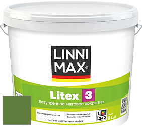 Краска LINNIMAX LITEX 3 / ЛИННИМАКС ЛИТЕКС 3 (ALPINA PREMIUM WAND) латексная краска цвет NCS S 3560-G30Y 