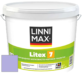 Краска LINNIMAX LITEX 7 / ЛИННИМАКС ЛИТЕКС 7  (CAPAROL SAMTEX 7) латексная краска цвет NCS S 1040-R60B 