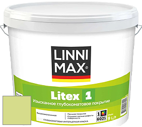 Краска LINNIMAX LITEX 1 / ЛИННИМАКС ЛИТЕКС 1 (CAPAROL SAMTEX 3) высокоэкологичная латексная краска цвет NCS S 0540-G50Y 