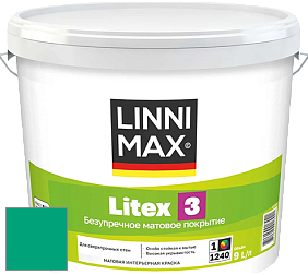 Краска LINNIMAX LITEX 3 / ЛИННИМАКС ЛИТЕКС 3 (ALPINA PREMIUM WAND) латексная краска цвет NCS S 2060-B90G 