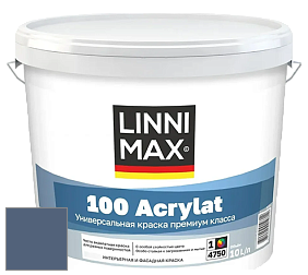 Краска LINNIMAX 100 ACRYLAT / ЛИННИМАКС 100 АКРИЛАТ (CAPAROL AMPHIBOLIN) акриловая краска цвет Lazur 100 