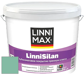 Краска LINNIMAX LinniSilan /ЛИННИМАКС ЛинниСилан (CAPAROL CAPASILAN) глубокоматовая краска цвет NCS S 2030-B90G 