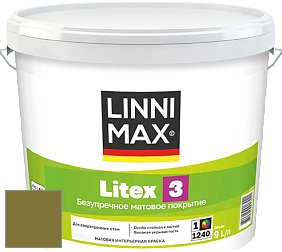Краска LINNIMAX LITEX 3 / ЛИННИМАКС ЛИТЕКС 3 (ALPINA PREMIUM WAND) латексная краска цвет NCS S 4550-G70Y 