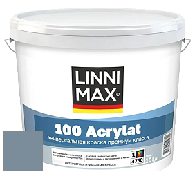 Краска LINNIMAX 100 ACRYLAT / ЛИННИМАКС 100 АКРИЛАТ (CAPAROL AMPHIBOLIN) акриловая краска цвет Pacific 110 