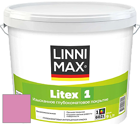 Краска LINNIMAX LITEX 1 / ЛИННИМАКС ЛИТЕКС 1 (CAPAROL SAMTEX 3) высокоэкологичная латексная краска цвет NCS S 1050-R30B 