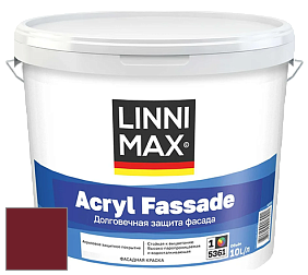 Краска LINNIMAX ACRYL FASSADE / ЛИННИМАКС АКРИЛ ФАССАДЕ (CAPAROL) акриловая фасадная краска цвет RAL 3004 
