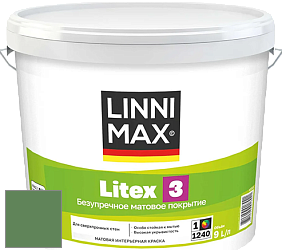 Краска LINNIMAX LITEX 3 / ЛИННИМАКС ЛИТЕКС 3 (ALPINA PREMIUM WAND) латексная краска цвет NCS S 4040-G20Y 