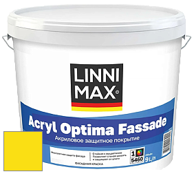 Краска LINNIMAX ACRYL OPTIMA FASSADE / ЛИННИМАКС АКРИЛ ОПТИМА ФАСАД (ALPINA) акриловая краска цвет Citrus 95 