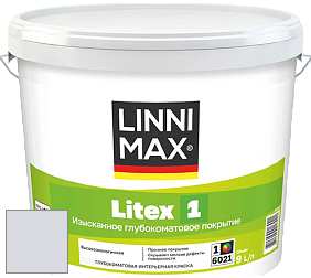 Краска LINNIMAX LITEX 1 / ЛИННИМАКС ЛИТЕКС 1 (CAPAROL SAMTEX 3) высокоэкологичная латексная краска цвет NCS S 1005-R60B 