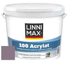 Краска LINNIMAX 100 ACRYLAT / ЛИННИМАКС 100 АКРИЛАТ (CAPAROL AMPHIBOLIN) акриловая краска цвет Viola 40 