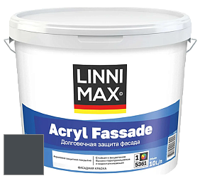 Краска LINNIMAX ACRYL FASSADE / ЛИННИМАКС АКРИЛ ФАССАДЕ (CAPAROL) акриловая фасадная краска цвет NCS S 8005-B 