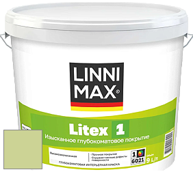 Краска LINNIMAX LITEX 1 / ЛИННИМАКС ЛИТЕКС 1 (CAPAROL SAMTEX 3) высокоэкологичная латексная краска цвет NCS S 1030-G50Y 