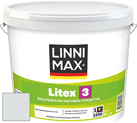 Краска LINNIMAX LITEX 3 / ЛИННИМАКС ЛИТЕКС 3 (ALPINA PREMIUM WAND) латексная краска цвет NCS S 1001-B 