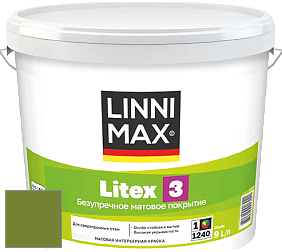 Краска LINNIMAX LITEX 3 / ЛИННИМАКС ЛИТЕКС 3 (ALPINA PREMIUM WAND) латексная краска цвет NCS S 3065-G40Y 