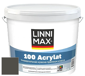 Краска LINNIMAX 100 ACRYLAT / ЛИННИМАКС 100 АКРИЛАТ (CAPAROL AMPHIBOLIN) акриловая краска цвет Schiefer 0 
