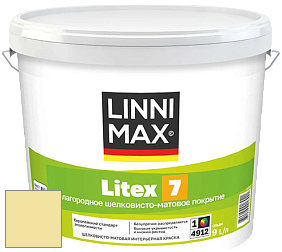 Краска LINNIMAX LITEX 7 / ЛИННИМАКС ЛИТЕКС 7  (CAPAROL SAMTEX 7) латексная краска цвет Citrus 85 