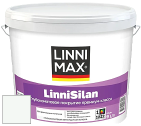 Краска LINNIMAX LinniSilan /ЛИННИМАКС ЛинниСилан (CAPAROL CAPASILAN) глубокоматовая краска цвет RAL 9003 