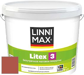 Краска LINNIMAX LITEX 3 / ЛИННИМАКС ЛИТЕКС 3 (ALPINA PREMIUM WAND) латексная краска цвет Bordeaux 70 