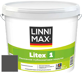 Краска LINNIMAX LITEX 1 / ЛИННИМАКС ЛИТЕКС 1 (CAPAROL SAMTEX 3) высокоэкологичная латексная краска цвет NCS S 8000-N 