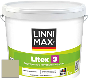 Краска LINNIMAX LITEX 3 / ЛИННИМАКС ЛИТЕКС 3 (ALPINA PREMIUM WAND) латексная краска цвет Tundra 40 