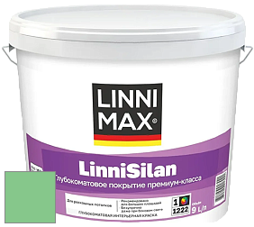 Краска LINNIMAX LinniSilan /ЛИННИМАКС ЛинниСилан (CAPAROL CAPASILAN) глубокоматовая краска цвет NCS S 1050-G10Y 