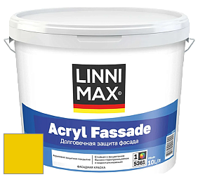 Краска LINNIMAX ACRYL FASSADE / ЛИННИМАКС АКРИЛ ФАССАДЕ (CAPAROL) акриловая фасадная краска цвет RAL 1023 