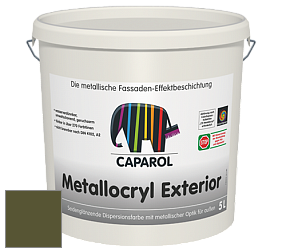Краска Capadecor Metallocryl Exterior/Кападекор Металлакрил Экстериор шелковисто-глянцевая краска цвет Oliv 15 