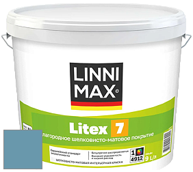 Краска LINNIMAX LITEX 7 / ЛИННИМАКС ЛИТЕКС 7  (CAPAROL SAMTEX 7) латексная краска цвет NCS S 3030-B 