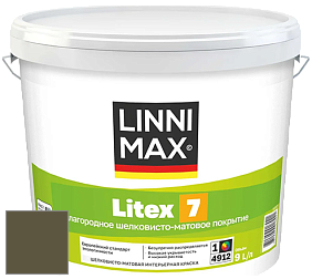 Краска LINNIMAX LITEX 7 / ЛИННИМАКС ЛИТЕКС 7  (CAPAROL SAMTEX 7) латексная краска цвет Tundra 65 