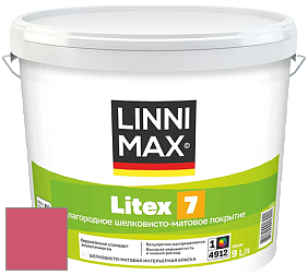 Краска LINNIMAX LITEX 7 / ЛИННИМАКС ЛИТЕКС 7  (CAPAROL SAMTEX 7) латексная краска цвет NCS S 1070-R10B 
