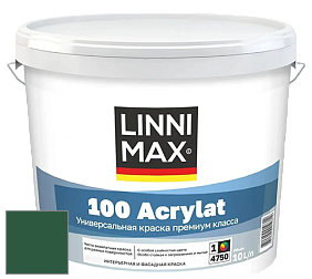 Краска LINNIMAX 100 ACRYLAT / ЛИННИМАКС 100 АКРИЛАТ (CAPAROL AMPHIBOLIN) акриловая краска цвет Malachit 35 