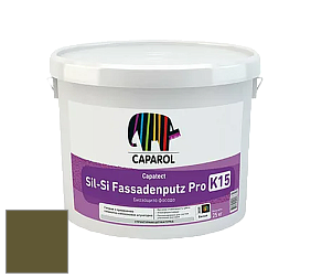 Краска Caparol Capatect Fassadenputz Sil-Si Pro / Капарол Капатек штукатурка структурная камешковая 25 кг. цвет Citrus 5 