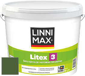 Краска LINNIMAX LITEX 3 / ЛИННИМАКС ЛИТЕКС 3 (ALPINA PREMIUM WAND) латексная краска цвет NCS S 5540-G30Y 