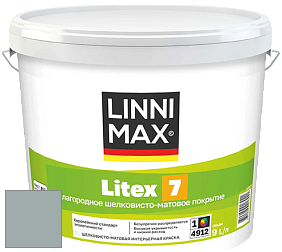 Краска LINNIMAX LITEX 7 / ЛИННИМАКС ЛИТЕКС 7  (CAPAROL SAMTEX 7) латексная краска цвет Verona 80 