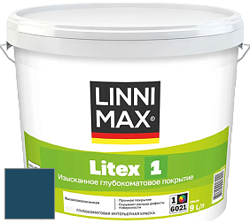 Краска LINNIMAX LITEX 1 / ЛИННИМАКС ЛИТЕКС 1 (CAPAROL SAMTEX 3) высокоэкологичная латексная краска цвет Pacific 125
