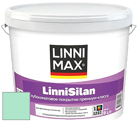 Краска LINNIMAX LinniSilan /ЛИННИМАКС ЛинниСилан (CAPAROL CAPASILAN) глубокоматовая краска цвет NCS S 0530-B90G 