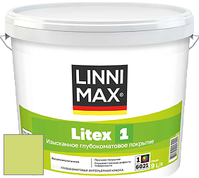 Краска LINNIMAX LITEX 1 / ЛИННИМАКС ЛИТЕКС 1 (CAPAROL SAMTEX 3) высокоэкологичная латексная краска цвет NCS S 0550-G50Y 