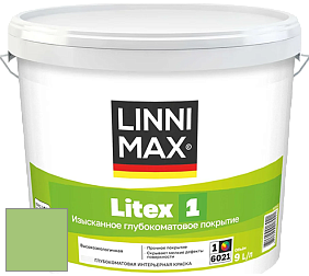 Краска LINNIMAX LITEX 1 / ЛИННИМАКС ЛИТЕКС 1 (CAPAROL SAMTEX 3) высокоэкологичная латексная краска цвет NCS S 1050-G30Y 