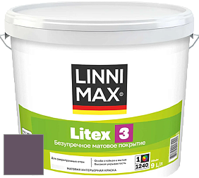 Краска LINNIMAX LITEX 3 / ЛИННИМАКС ЛИТЕКС 3 (ALPINA PREMIUM WAND) латексная краска цвет Viola 35 