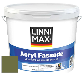 Краска LINNIMAX ACRYL FASSADE / ЛИННИМАКС АКРИЛ ФАССАДЕ (CAPAROL) акриловая фасадная краска цвет NCS S 5040-G50Y 