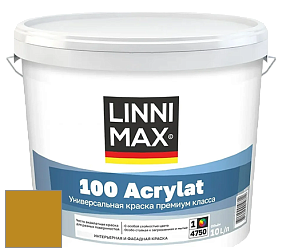 Краска LINNIMAX 100 ACRYLAT / ЛИННИМАКС 100 АКРИЛАТ (CAPAROL AMPHIBOLIN) акриловая краска цвет Palazzo 335 