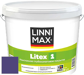 Краска LINNIMAX LITEX 1 / ЛИННИМАКС ЛИТЕКС 1 (CAPAROL SAMTEX 3) высокоэкологичная латексная краска цвет Velvet 95 
